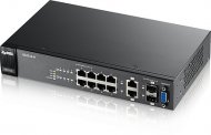 ZYXEL GS2210-8 8-port Managed Gigabit Switch with 2 shared  SFP slots , 